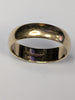 9ct gold wedding band ring size o 1/2