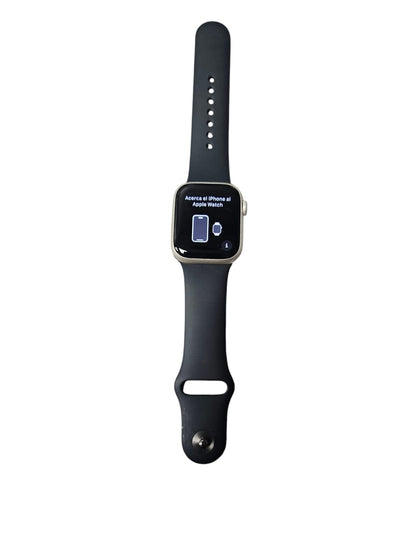 Apple Watch Series 8 GPS, 41mm Midnight Aluminium Case with Midnight Sports Band - M/L - Pristine