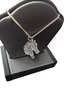 Horse Pendant 18" Silver Necklace