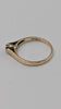 9ct Yellow Gold Single Cubic Zirconia Solitaire Ring - 1.60 Grams - Size O