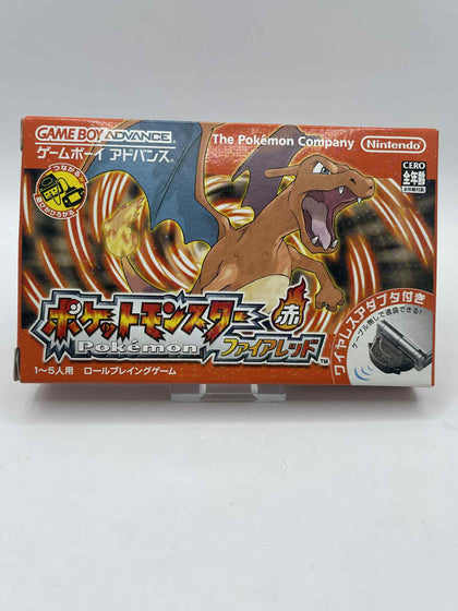 Nintendo Gameboy Advance Pokemon Fire Red Game