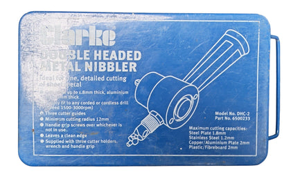 Clarke Double Headed Metal Nibbler **Store Collection Only**