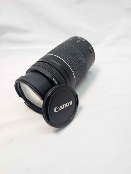 Canon EF 75-300MM 1:4-5.6 III Zoom Lens - Red Dot - Black - Unboxed