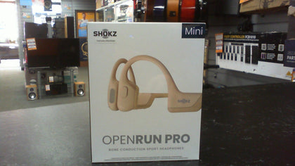 Shokz 【Mini Size】 OpenRun Pro Mini Bone Conduction Sports Headphones, Bluetooth Wireless Earphones with Mic, 8H Playtime, Open-ear Waterproof