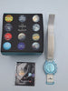 SWATCH X OMEGA MOONSWATCH MISSION TO URANUS BIOCERAMIC WATCH (CHRONOGRAPH, QUARTZ), BOXED
