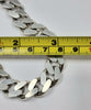Silver Chunky Curb Bracelet 8.5"