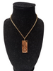 9ct 7.24g St.Christopher Ignot And 9ct 3.19g Gold Chain 18"