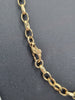 9ct Yellow Gold Belcher Chain Necklace ~ 4mm Wide - 20" Long - 14.44 Grams