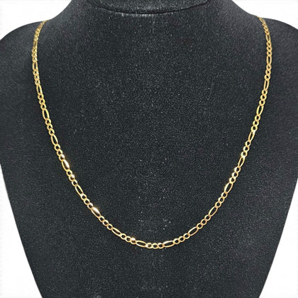 9ct 18 inch Figaro Link Gold Chain
