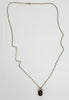 9ct yellow gold belchor chain with pendant 24"