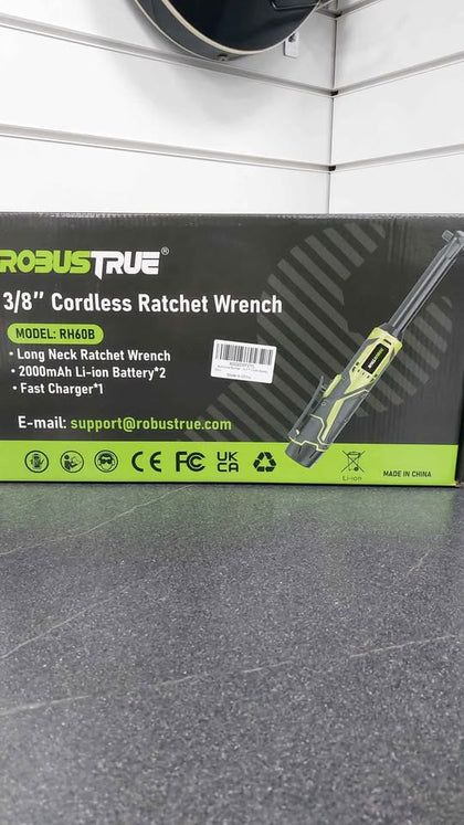 ROBUSTRUE 21V RATCHET WRENCH W/ 2* 2.0AH BATTERY, WITH BOX *LIKE NEW*