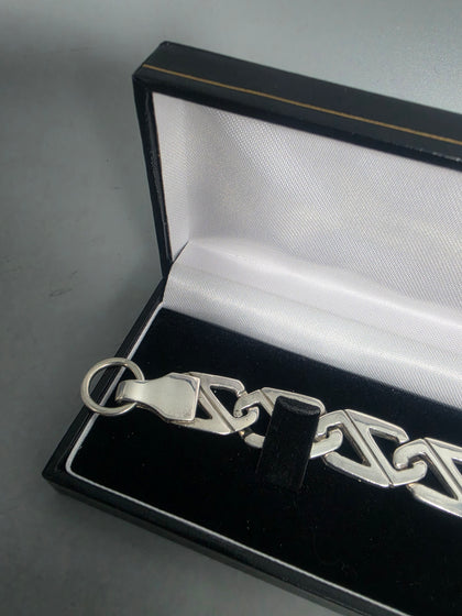 Silver Bracelet 38.7G 925 8'' in length