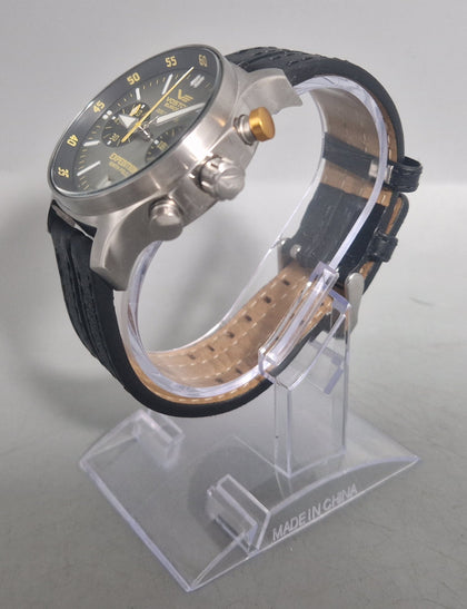 Vostok-Europe Expedition North Pole-1 Black Leather Watch VK64/592A560 Boxed