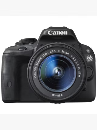 Canon EOS 100d Camera & 18 - 55mm Lens