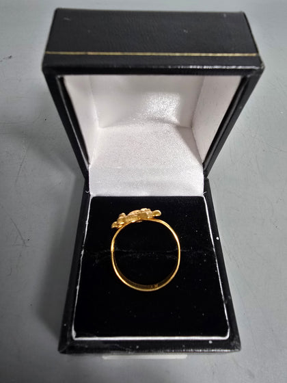 18ct Gold Ring 750 2.3G size L