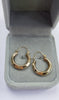 9ct gold horse shoe earrings