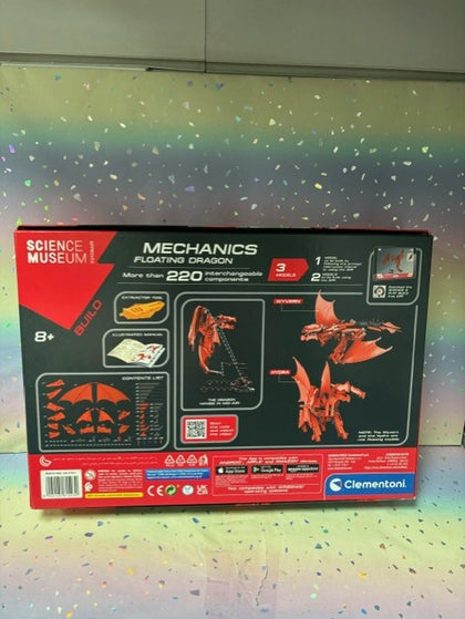 Clementoni 61523, Mechanics Floating Dragon Building Toy For Children,