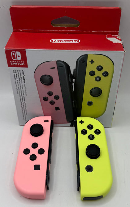 Nintendo Switch Joy Con Pair Pastel Pink / Pastel Yellow Boxed - Chesterfield