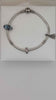 base metal Pandora Bracelet plus 3 Charms Boxed