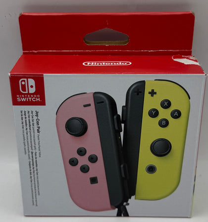 Nintendo Switch Joy Con Pair Pastel Pink / Pastel Yellow Boxed - Chesterfield