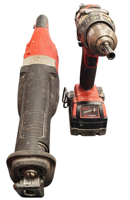 Milwaukee M18 Drill/Sawzall Reciprocating Saw Set *Unboxed*