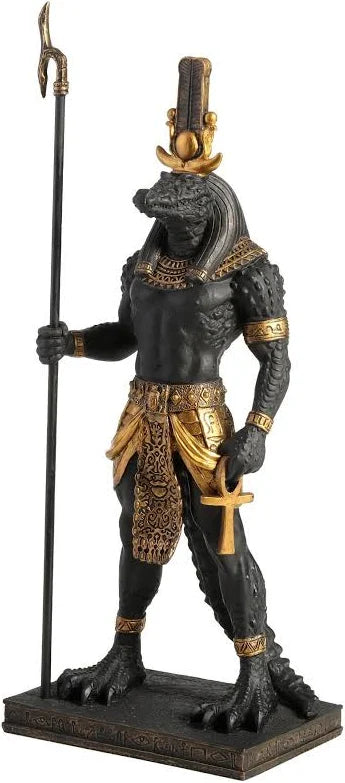 Veronese Design Sobek Egyptian God of the Nile Figurine