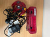 Nintendo 64 Watermelon Red Funtastic Video Game Console & Game N64 - Rare