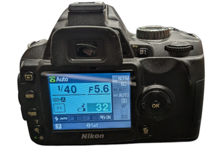 Nikon D60 Digital SLR Camera & 18 - 55mm Lens