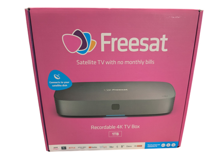 BRAND NEW FREESAT RECORDABLE 4K 1TB TV BOX