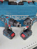 Erbauer 18V 2 x 2.0Ah Li-Ion EXT Brushless Cordless Combi Drill & Impact Driver Twin Pack