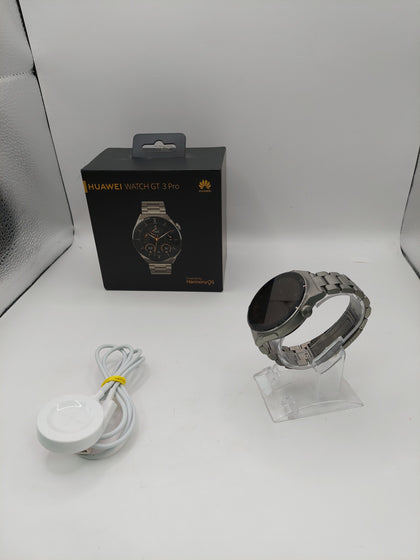 Huawei watch GT 3 Pro 46MM Smart watch with light titanium strap Boxed