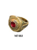 14ct Extra large signet ring