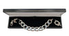 925 Hallmarked Silver, Heavy Thick Curbed Bracelet, 10", 84.9G, Boxed