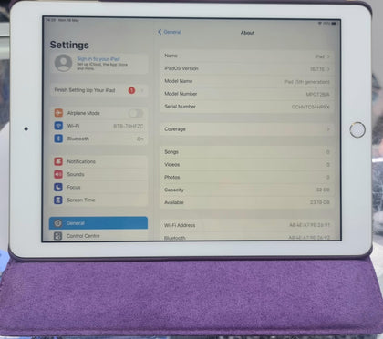 Apple iPad 5th Gen 32GB Rose Gold