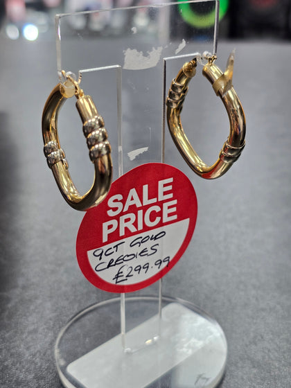 9ct Gold Earrings 6.7g