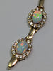 14ct Gold Bracelet with Multicolored Stones