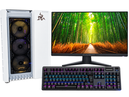 Desk Top Gaming Pc & Monitor Nvidia RTX 3080 32gb Ram 2TB Win 11
