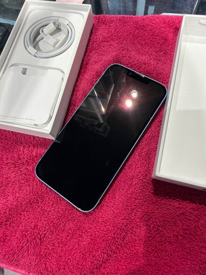 *like New*  iPhone 14, 128GB, Blue, 100% BH, Cycle Count 0