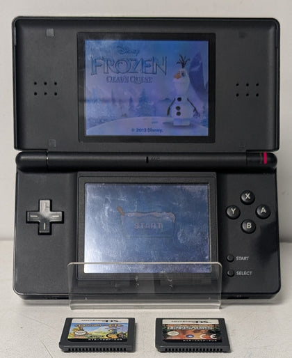 Nintendo DS Lite Console & 3 Unboxed Games