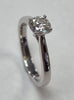 Sterling Silver  Solitaire Diamond Ring 0.50ct I1/2