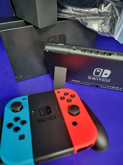 Nintendo Switch Console, 32gb + Neon Red/blue Joy-con, Discounted