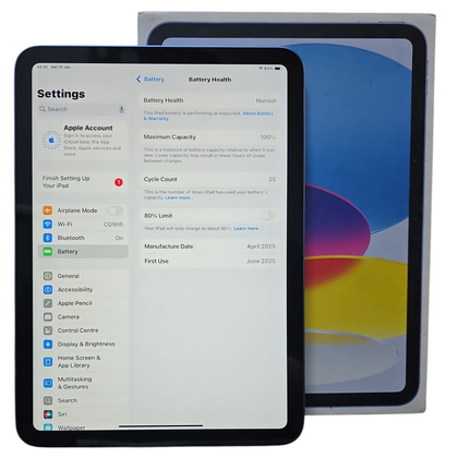 Apple iPad A16 A3354 - 128GB - WiFi