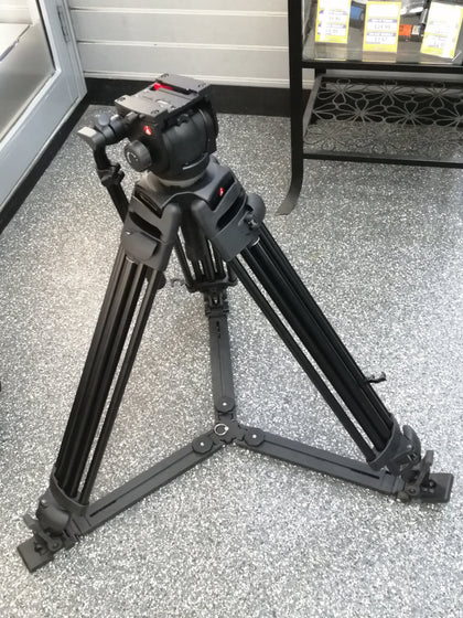 Manfrotto 525MVB Video Tripod With Manfrotto 503 Fluid Head + Carry Case