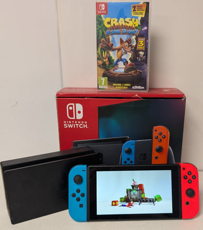 Nintendo Switch Neon Red & Blue
