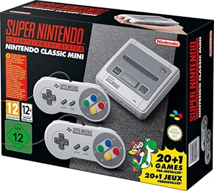 Nintendo Classic Super Nintendo Mini ( 2x Controllers ) ** Boxed **