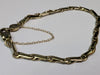 9CT GOLD LADIES BRACELET WITH SAFTEY CHAIN 9.40G PRESTON STORE