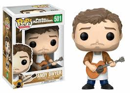 Funko POP! Parks & Recreation Vinyl Parks and Recreation Andy Dwyer Figure #501 **Collection only**