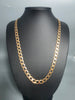 9CT Gold Chain 30.7G 375 HM 18'' IN LENGTH LINKS 10MM