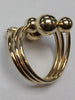 14CT GOLD TWIRL BALL RING PRESTON STORE