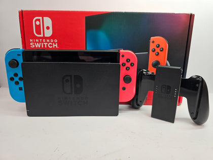 Nintendo Switch Neon Red and Blue